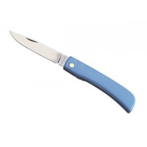 Whitby 3.25" Pocket Knife - Stainless Steel Blade - Blue Handle