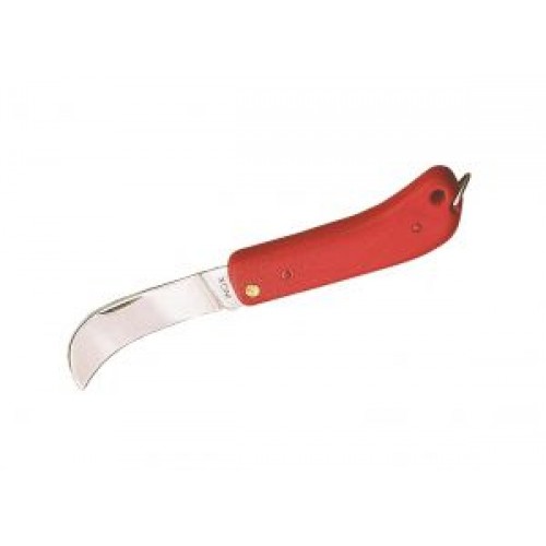Whitby UK EDC Pruning Knife - 2.5" Blade Red Handle