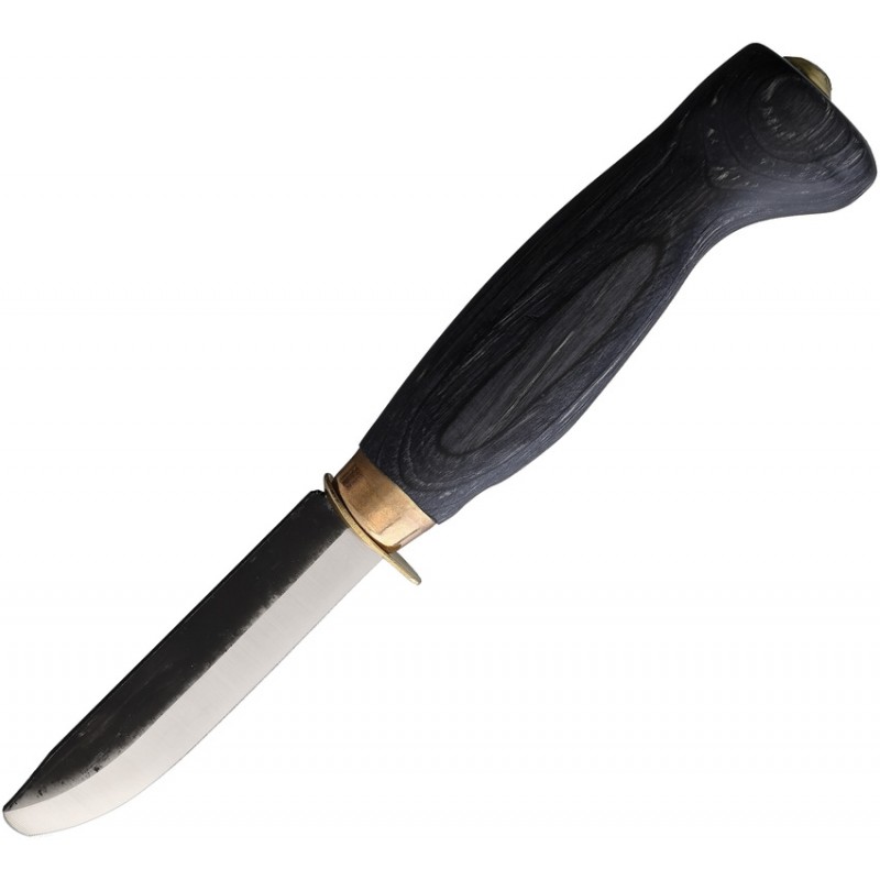 Wood Jewel Rounded Tip Kids Knife Black