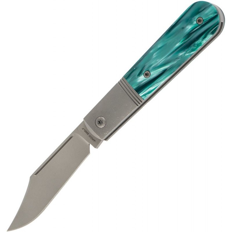 Jack Wolf Big Bro Jack UK EDC Pocket Knife – 2.94" CPM-S90V Blade Kirinite Oz Green Handle