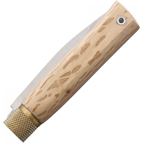 Jose Da Cruz Medium Folding Pocket Knife - 2.75" Carbon Steel Blade Oak Handle