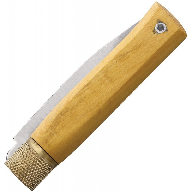 Jose Da Cruz Large Folding Pocket Knife - 3.25" Carbon Steel Blade Boxwood Handle