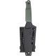 KA-BAR 5500 Apex Fixed Blade Knife - 3.9" D2 Black Blade Green GFN Handle