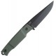 KA-BAR 5500 Apex Fixed Blade Knife - 3.9" D2 Black Blade Green GFN Handle