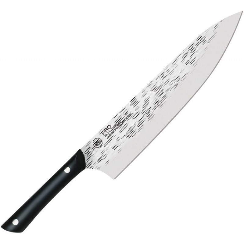 Kai USA HT7078 Luna Professional Chef Knife - 10" Hammered Finish AUS-6M Stainless Steel Blade