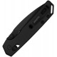 Kershaw Mini Iridium DuraLock KVT Folding Knife - 3" D2 Black Oxide Spear Point Blade Black Aluminum Handle