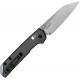 Kershaw Mini Iridium DuraLock KVT Folding Knife - 3" D2 Reverse Tanto Blade Grey Aluminum Handle