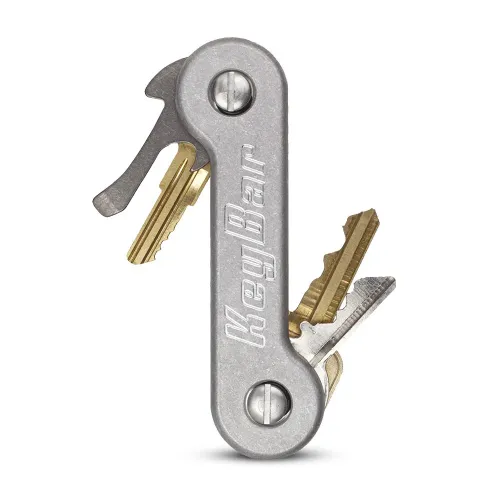 KeyBar Aluminum Key Organizer – Anodized Aluminum EDC Key Holder for upto 12 Keys