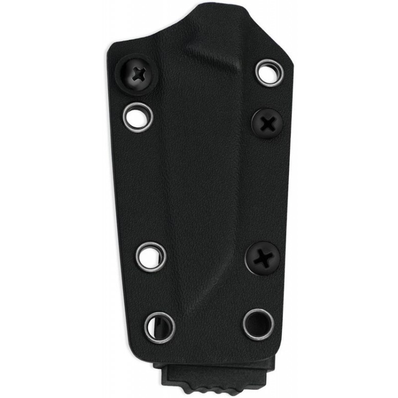 Kizer Phasmids Fixed Blade Knife - 2.8" AEB-L Black Sheepsfoot Blade Machined Purple G10 Handle