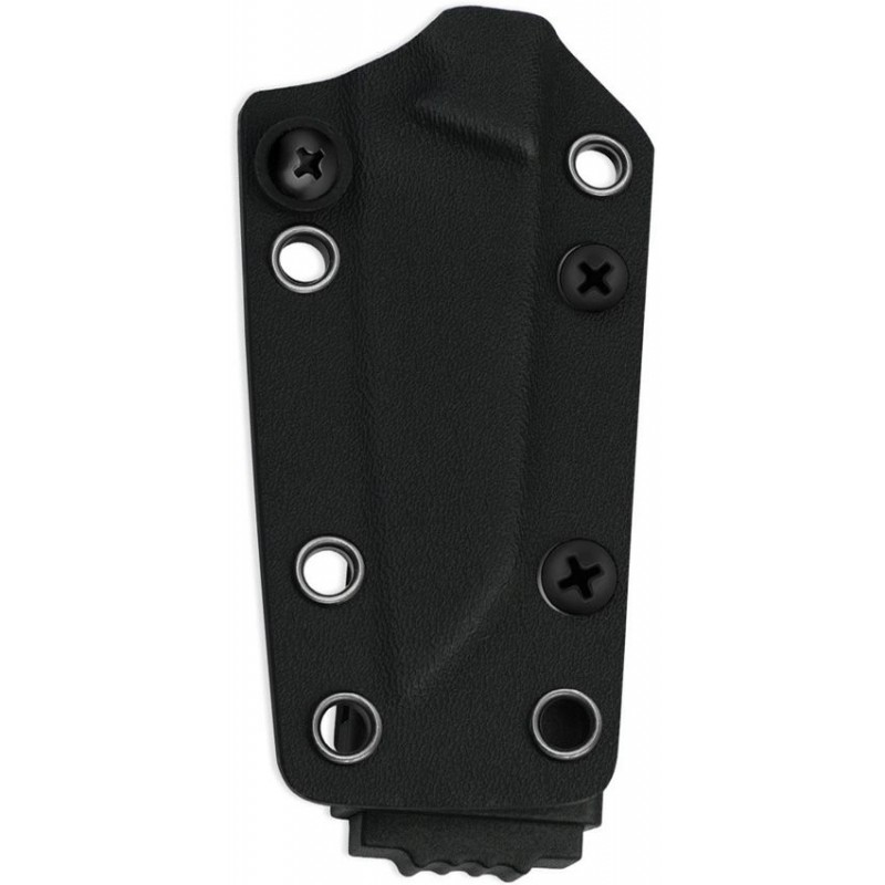 Kizer Phasmids Fixed Blade Knife - 2.8" AEB-L Gray Stonewashed Sheepsfoot Blade Chocolate Glacier Richlite Handle