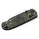 Kizer Drop Bear Folding Knife - 2.99" CPM-20CV Black Stonewashed Blade Toxic Storm FatCarbon Handle