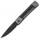 Kizer Little Grand UK EDC Folding Knife - 2.52" Black Nitro-V Blade Grey G10 Handle with Black Micarta Inlays