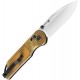 Kizer Assassin Folding Knife - 2.99" Nitro-V Stainless Steel Blade PEI Handle
