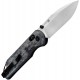 Kizer Assassin Folding Knife - 2.99" Nitro-V Stainless Steel Blade Blue Micarta Handle