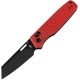 Kizer Task Folding Knife - 3.04" Nitro-V  Blade Red G10 Handle