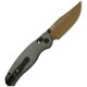 Kizer Phoca CC Clutch Lock Sunset Folding Knife - 2.9" AEB-L Blade Grey Aluminium Handle