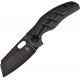 Kizer Vanguard Sheepdog C01C Clutch Lock Folding Knife - 3.15" 154CM Black Stonewashed Blade Black Micarta Handle