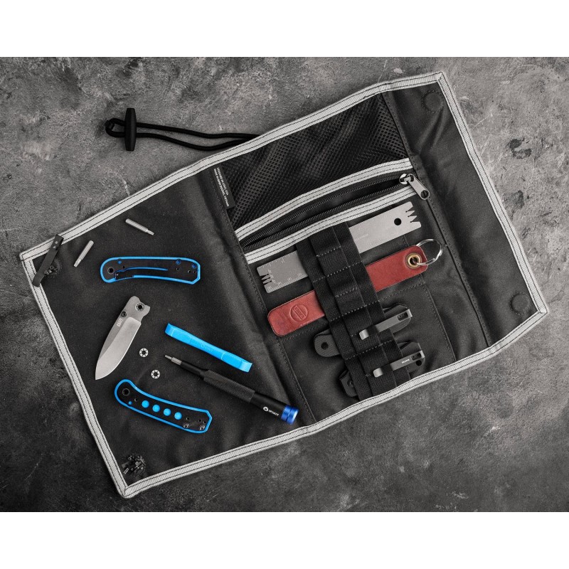 Knafs Knives Burrito Knife Maintenance Roll Pouch Black