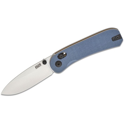 Knafs Knives Lander 3 Clutch Lock Folding Knife - 2.75" S35VN Blade Horizon Blue G10 Handle