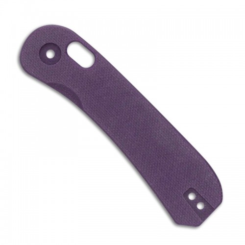 Knafs Knives Lander 3 Knife Scales - Flat G10 Purple