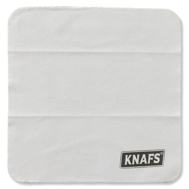 Knafs Knives Suede Knife Polishing Cloth Grey with Black Logo
