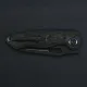 Kunwu Geronimo Verta Lock Marble Folding Knife - 3.58" Black Vanax Blade Forged Marble Carbon Fibre Handle Cyclaire Knives and Tools