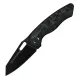 Kunwu Geronimo Verta Lock Marble Folding Knife - 3.58" Black Vanax Blade Forged Marble Carbon Fibre Handle Cyclaire Knives and Tools