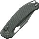 Kunwu DJANGO Crossbar Lock Folding Knife - 3.25" Elmax Blade Diamond Texture Titanium Handle