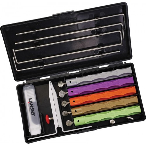 Lansky LKDMD5 - 5 Stone Dexlue Diamond Knife Sharpening System