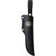 Marttiini Little Condor Knife - 3.5" Fixed Stainless Steel Blade Black Rubber Handle