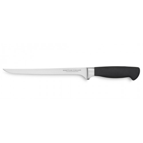 Marttiini Kide Fillet Knife 21 - 8" Stainless Steel Blade Black Rubber Handle