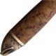 Marttiini Salmon Knife - 4.25" Fixed Stainless Steel Blade Curly Birch Handle