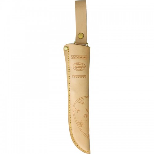 Marttiini Witch's Tooth 3.9" Knife Birch Handle and Leather Sheath