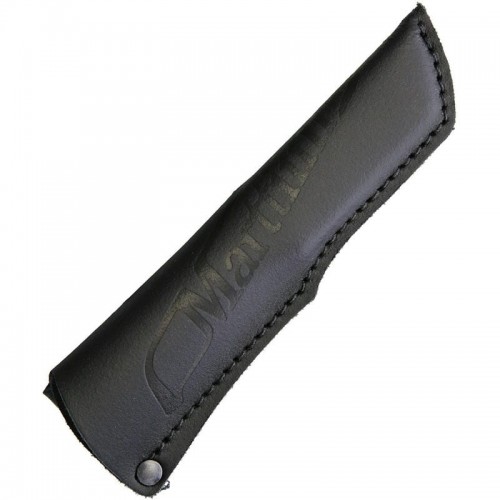 Marttiini Snappy Wood Carving and Whittling Knife - 2.32" Carbon Steel Blade Leather Sheath