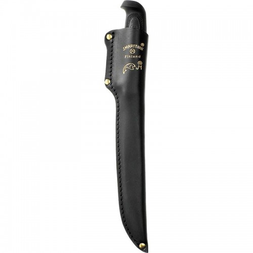 Marttiini 7.5" Condor Fish Filleting Knife Rubber Handle Leather Sheath