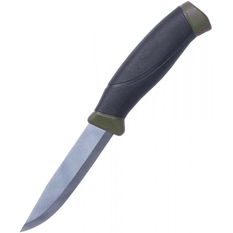 Mora 860 Companion Military Green Fixed Blade Knife - 4.1" Stainless Steel Blade