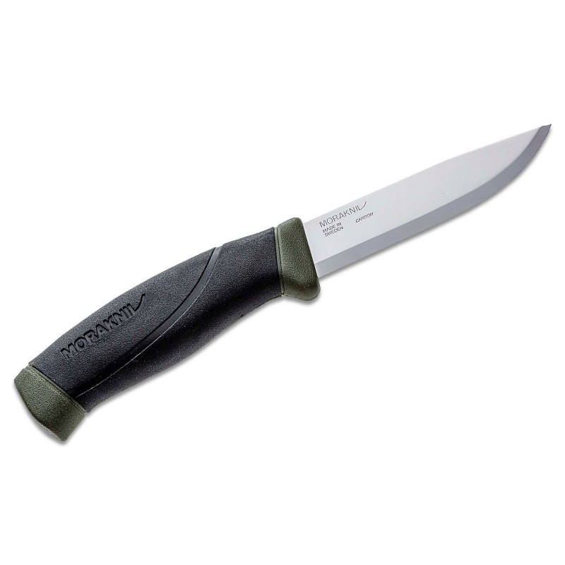 Morakniv Companion Knife Military Green Carbon Steel Blade