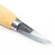 Morakniv 120 Wood Carving Knife – Carbon Steel 60mm Blade, Birch Handle, Scandi Grind Precision Whittling Tool Cyclaire Knives and Tools