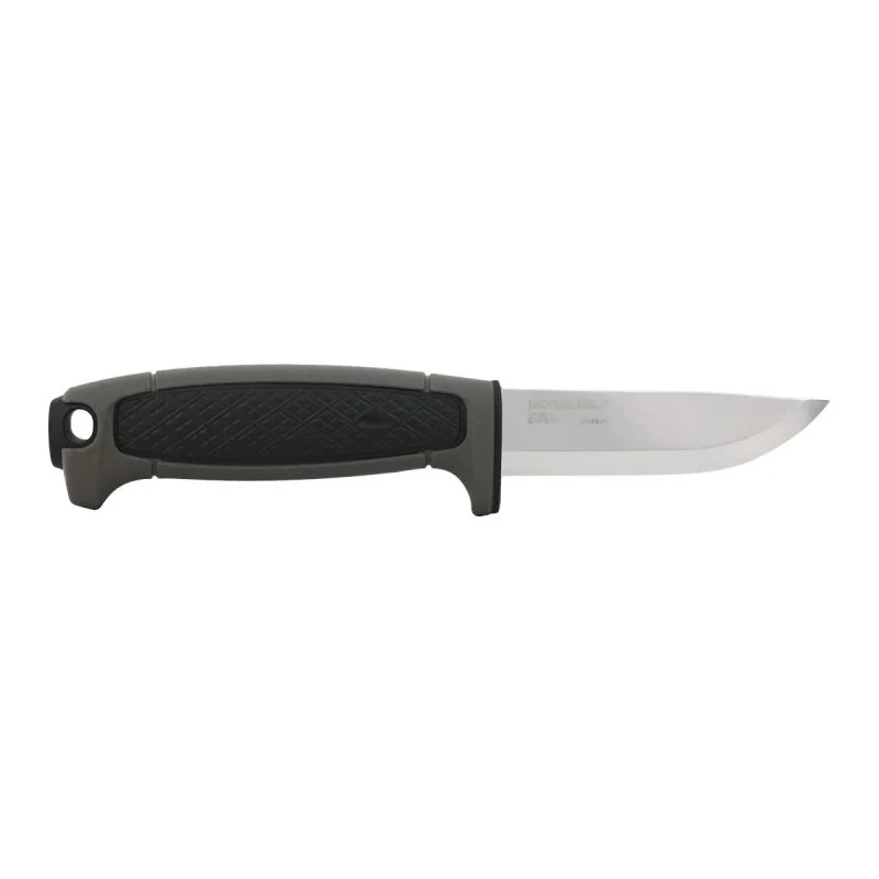 Morakniv Risberg Heavy Duty Black Skies Fixed Blade Knife - 3.58" C100S Carbon Steel Blade Black and Grey Handle Cyclaire Knives and Tools