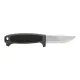Morakniv Risberg Heavy Duty Black Skies Fixed Blade Knife - 3.58" C100S Carbon Steel Blade Black and Grey Handle Cyclaire Knives and Tools