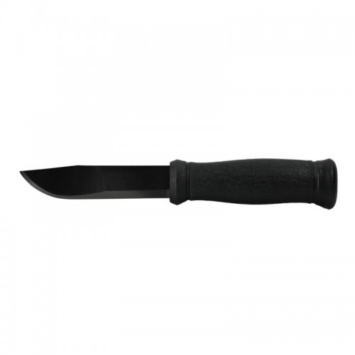 Morakniv 2000 Black Edition - 4.25" 14C287N DLC Coated Stainless Steel Blade TPE Rubber Handle