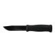 Morakniv 2000 Black Edition - 4.25" 14C287N DLC Coated Stainless Steel Blade TPE Rubber Handle