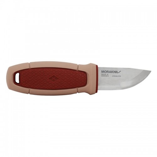 Morakniv Eldris 2026 Knife - 2.32" Carbon Steel Blade Dala Red and Orsa Brown Handle