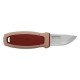 Morakniv Eldris 2026 Knife - 2.32" Carbon Steel Blade Dala Red and Orsa Brown Handle