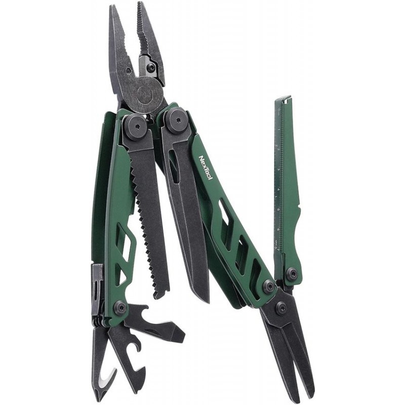 NexTool Flagship Pro Green Multi Tool - 16 Functions