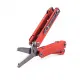 NexTorch Pioneer MT20 MultiTool Red - 15 Tools New Version with Glass Breaker