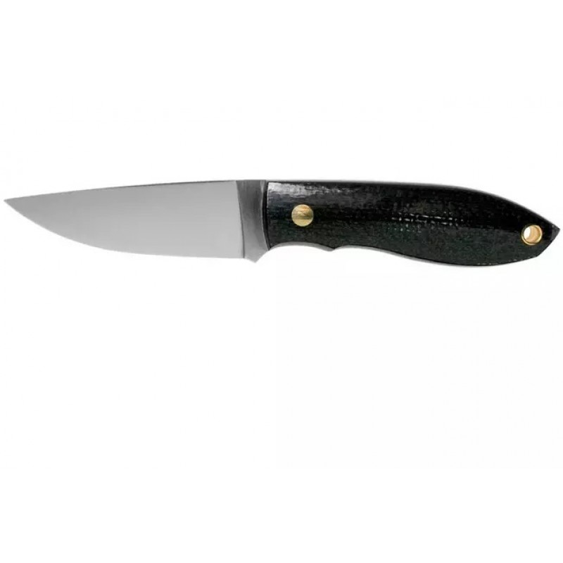 Nordic Knife Design Lizard 75 Black Micarta - 2.95" 12C28 Sandvik Stainless Steel Blade