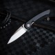 Ocaso Knives Seaton Mini Pocket Knife - 2.38" Blade Black PVD Coated Stainless Steel Handle