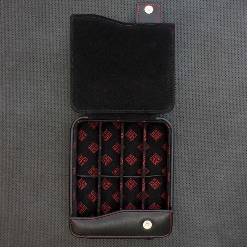 Ocaso Leather 4 Bay Slim Knife Storage Case