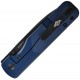 Oknife Duron Folding Knife - 3.5" Black PVD Coated Nitro-V Blade Navy Blue OAL Super Aluminum Handle
